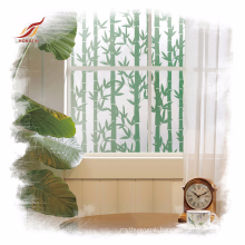 green bamboo privacy vinyl sticker frosted window film